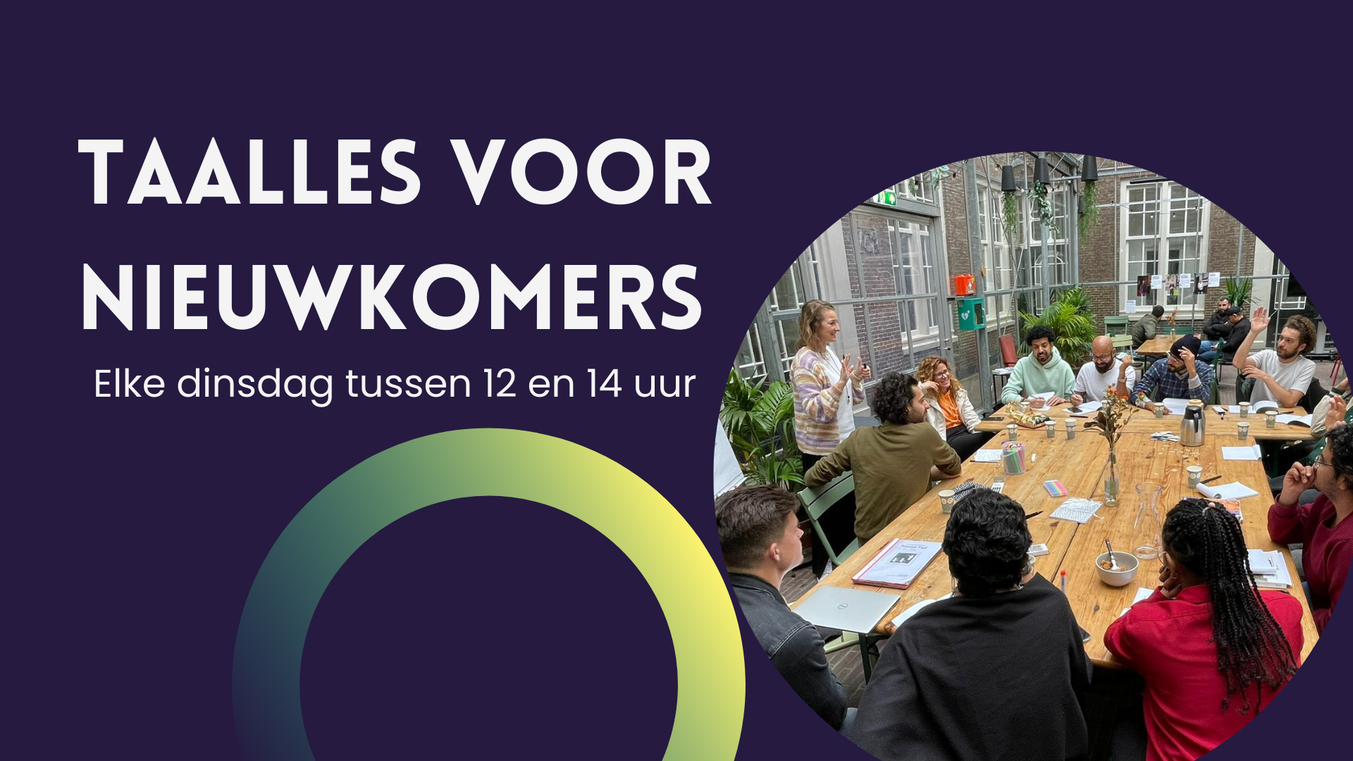 Taalles voor nieuwkomers | De Kwekerij